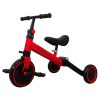 Piros tricikli, futóbicikli – multifunkcionális, 4in1
