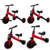 Piros tricikli, futóbicikli – multifunkcionális, 4in1