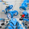 Tricikli vezetőrúddal - kék
