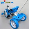 Tricikli vezetőrúddal - kék