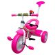 Tricikli vezetőrúddal - rózsaszín