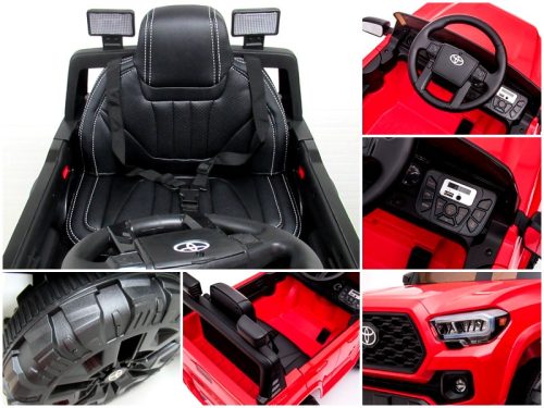 Toyota Tacoma  elektromos kisautó Piros