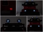 Piros Toyota FJ Cruiser licencelt elektromos kisautó