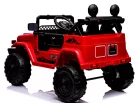 Piros Toyota FJ Cruiser licencelt elektromos kisautó