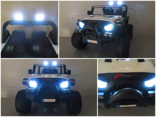 X16 – elektromos kisautó– fehér