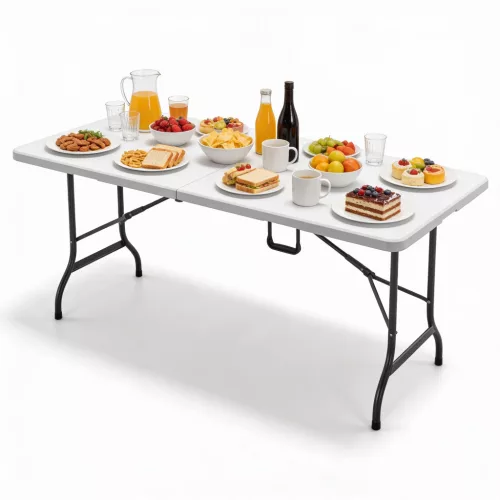 Összecsukható Túra-/Catering Asztal 180×75×72 cm